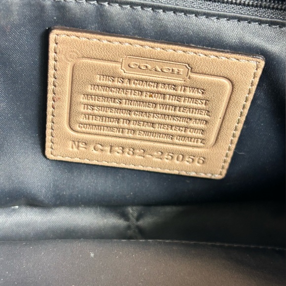 Coach Poppy Mirror Metallic Silver Crossbody Bag Leather Adjustable Strap - Picture 3 of 11